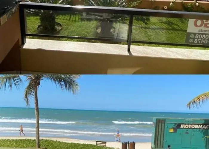 Frente Mar, Meia Praia, Itapema, 3Q, Vista Para O Mar E Churrasqueira Na Sacada